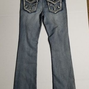 Light wash fit flare Arizona kids jeans